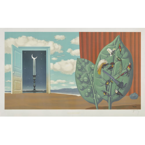 REN� MAGRITTE : 'Une porte s'ouvre' (DOBIASCHOFSKY AUKTIONEN AG)