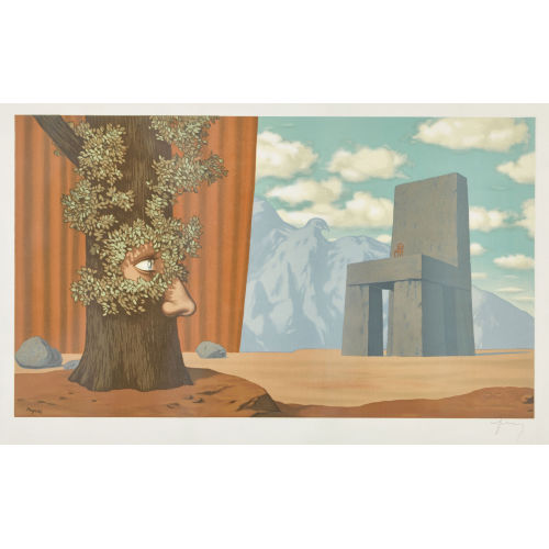 REN� MAGRITTE : 'Les claires-voies d'un jeune regard embaumant la f�te...' (DOBIASCHOFSKY AUKTIONEN AG)
