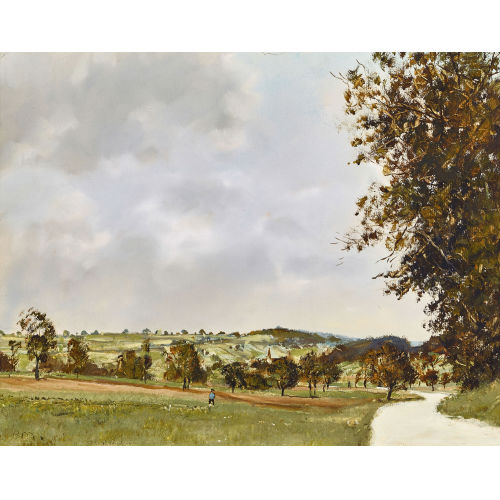 RUDOLF M�LLER : 'Weg nach Neuweiler, Biel-Leimental' (DOBIASCHOFSKY AUKTIONEN AG)