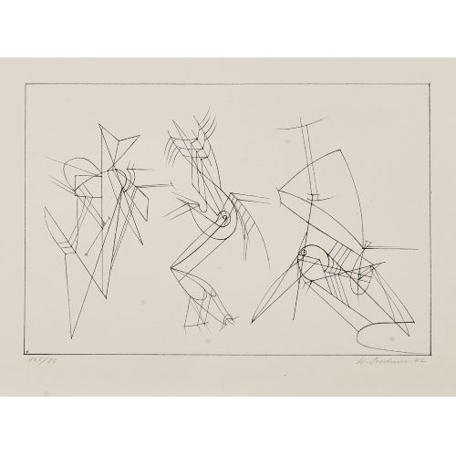WALTER BODMER : 'Spiel mit drei Figuren' (DOBIASCHOFSKY AUKTIONEN AG)