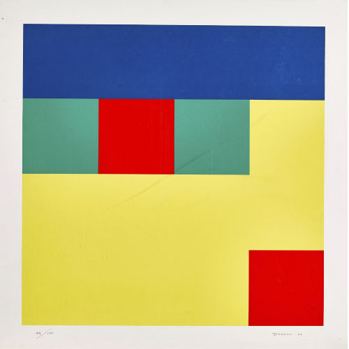 CAMILLE GRAESER : 'Disloziertes Quadrat' (DOBIASCHOFSKY AUKTIONEN AG)