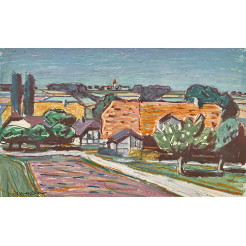 FRED STAUFFER : Weite Landschaft (DOBIASCHOFSKY AUKTIONEN AG)