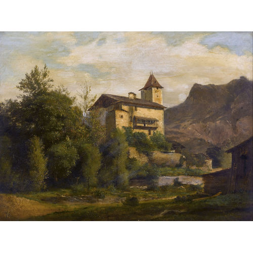 FRAN�OIS DIDAY : Landschaft mit Burg (DOBIASCHOFSKY AUKTIONEN AG)