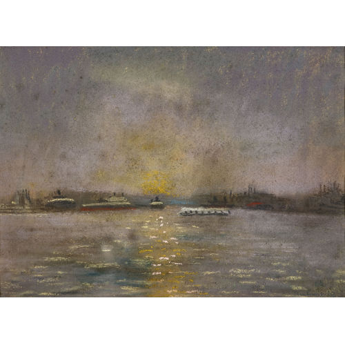 WERNER NEUHAUS : 'Hafen in Holland' (DOBIASCHOFSKY AUKTIONEN AG)