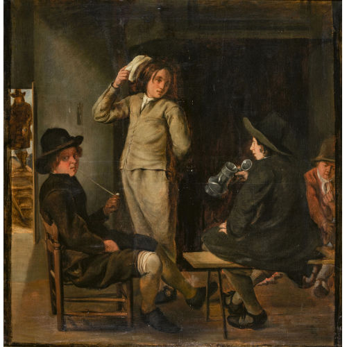 17. JH. HOLLAND : Junge M�nner in der Schenke (DOBIASCHOFSKY AUKTIONEN AG)