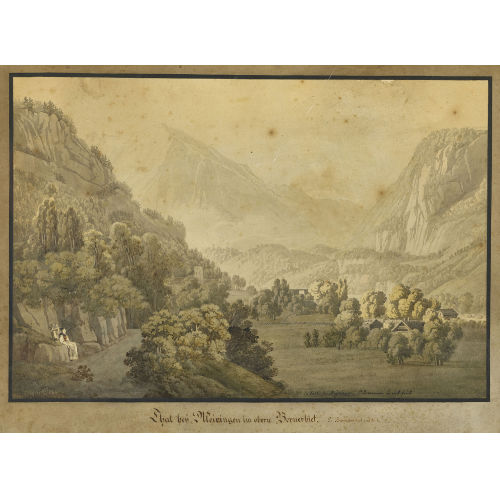 PETER BIRMANN : 'La Vall� de Meyringen' (DOBIASCHOFSKY AUKTIONEN AG)