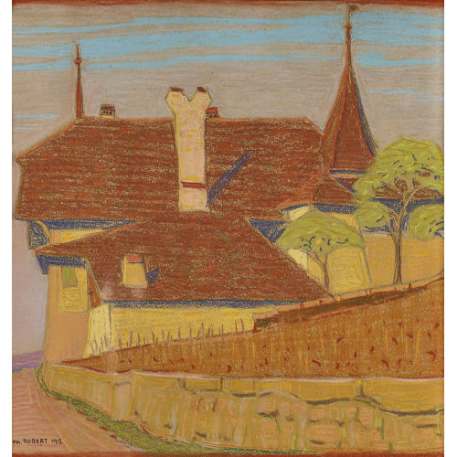JEAN PHILIPPE �DOUARD ROBERT : 'Chavannes pr�s Gl�resse' (DOBIASCHOFSKY AUKTIONEN AG)