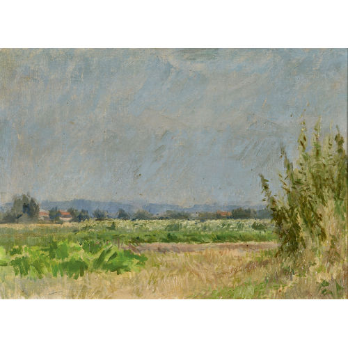 WERNER GFELLER : Feldlandschaft (DOBIASCHOFSKY AUKTIONEN AG)