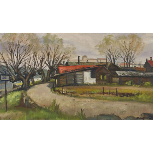 MARCEL STEBLER : 'Les Saules aux bord de l'Arve' (DOBIASCHOFSKY AUKTIONEN AG)