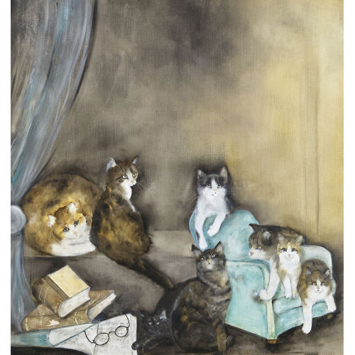 CARMEN D�D�) D�D� (EIGTL. MOSER-CASTELLI : 'I miei Gatti' (DOBIASCHOFSKY AUKTIONEN AG)