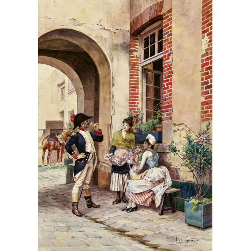 L�ON GIRARDET : La conversation galante (DOBIASCHOFSKY AUKTIONEN AG)