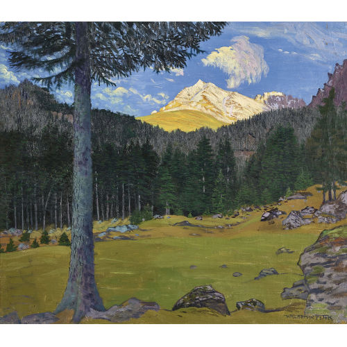 WALDEMAR THEOPHIL FINK : 'Adelboden' (DOBIASCHOFSKY AUKTIONEN AG)