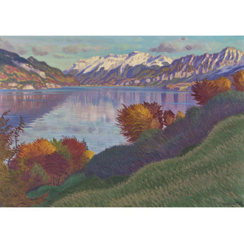 WALDEMAR THEOPHIL FINK : 'Herbst am Thunersee' (DOBIASCHOFSKY AUKTIONEN AG)