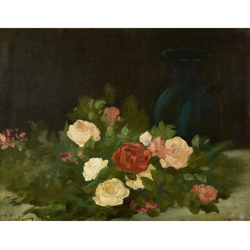 ALBERT MARIE LEBOURG : Nature morte aux roses (DOBIASCHOFSKY AUKTIONEN AG)