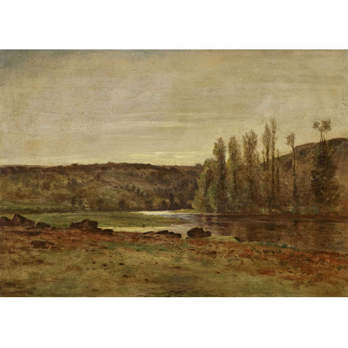 GUSTAVE EUG�NE CASTAN : Flusslandschaft (DOBIASCHOFSKY AUKTIONEN AG)