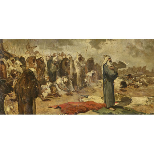 MARIANO FORTUNY Y CARBO MARSAL : 'La plegaria antes del combate' (DOBIASCHOFSKY AUKTIONEN AG)