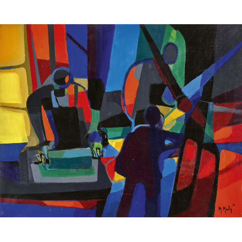 MARCEL MOULY : 'Les lithographes' (DOBIASCHOFSKY AUKTIONEN AG)
