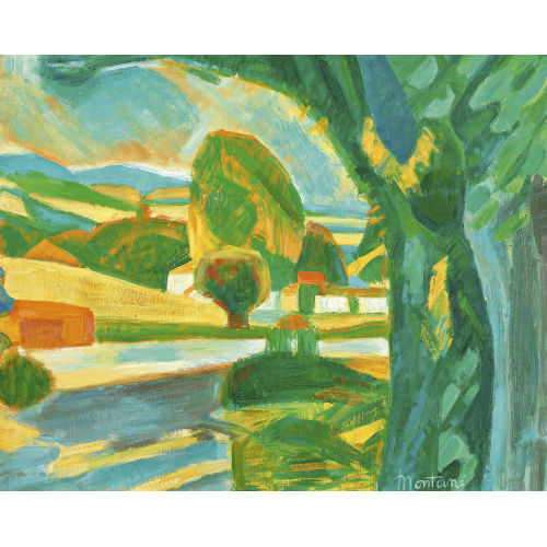 ROGER MONTAN� : 'Passage � l'arbre vert' (DOBIASCHOFSKY AUKTIONEN AG)