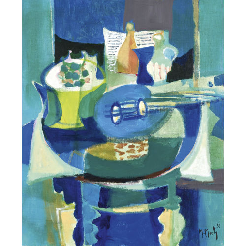 MARCEL MOULY : 'La mandole bleue' (DOBIASCHOFSKY AUKTIONEN AG)