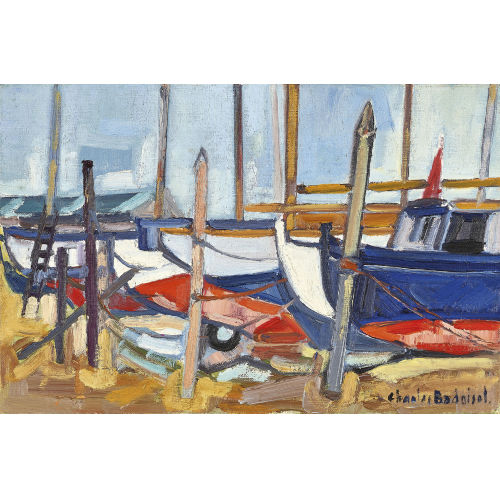 CHARLES BADOISEL : 'St-Servan, Bretagne Nord' (DOBIASCHOFSKY AUKTIONEN AG)