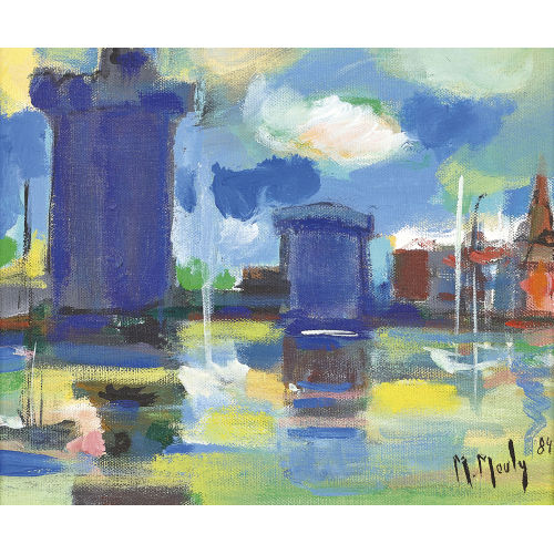 MARCEL MOULY : 'Nuages sur la Rochelle' (DOBIASCHOFSKY AUKTIONEN AG)