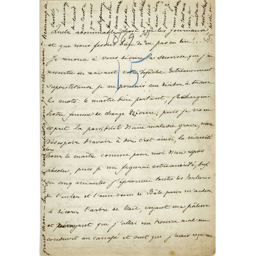 AUTOGRAF : Cosima Wagner (1837-1930) (DOBIASCHOFSKY AUKTIONEN AG)