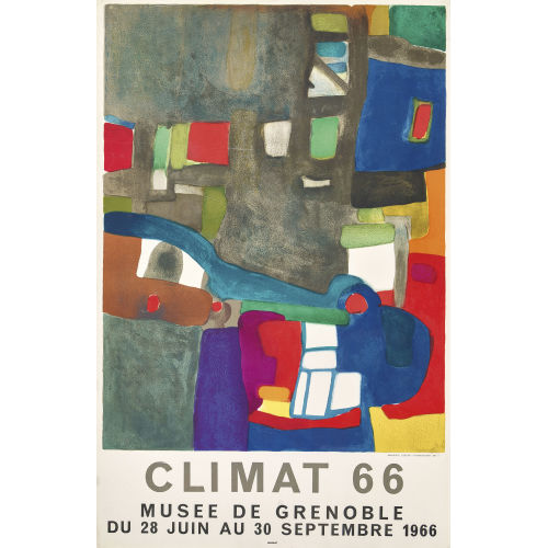MAURICE EST�VE : 'Climat 66 Mus�e de Grenoble 1966' (DOBIASCHOFSKY AUKTIONEN AG)