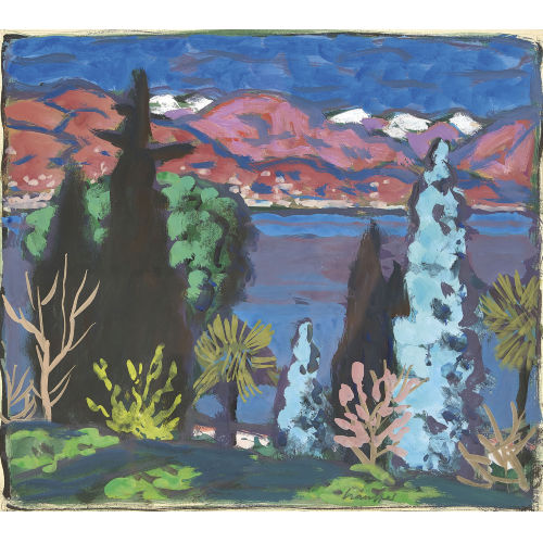 FRED STAUFFER : Seelandschaft (DOBIASCHOFSKY AUKTIONEN AG)