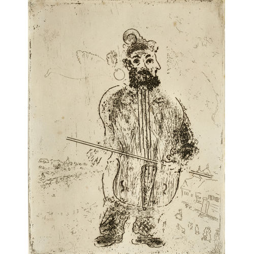 MARC CHAGALL : 'Der Geiger' (DOBIASCHOFSKY AUKTIONEN AG)