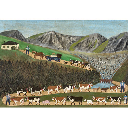 19./20. JH. WESTSCHWEIZ : Alpaufzug (Poya) (DOBIASCHOFSKY AUKTIONEN AG)