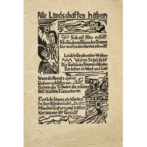 ERNST LUDWIG KIRCHNER : 'Alle Landschaften haben...' (DOBIASCHOFSKY AUKTIONEN AG)