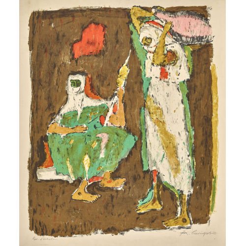 ALOIS CARIGIET : Orientalische Szene (DOBIASCHOFSKY AUKTIONEN AG)