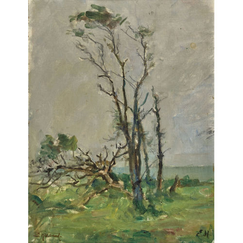 EMIL HILDEBRAND : B�ume in weiter Landschaft (DOBIASCHOFSKY AUKTIONEN AG)