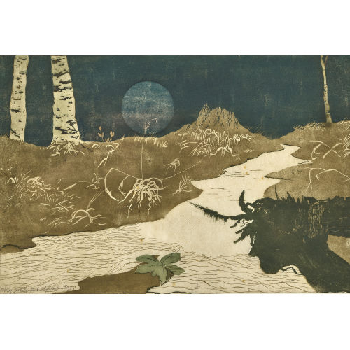 FRANZ GERTSCH : Am Bach (DOBIASCHOFSKY AUKTIONEN AG)