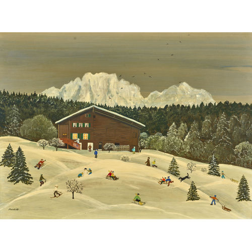 MEIELI HOLZER : 'Winterfreuden' (DOBIASCHOFSKY AUKTIONEN AG)