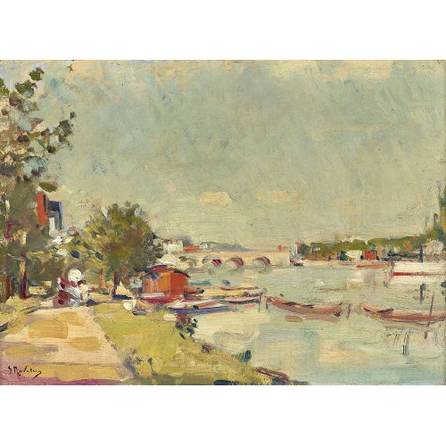 GUSTAVE MADELAIN : Le Pont Neuf (DOBIASCHOFSKY AUKTIONEN AG)