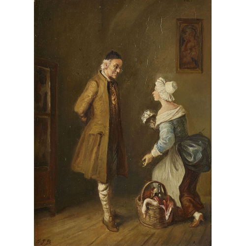 JOHANN JAKOB BERNATZ : 'Die Visite' (DOBIASCHOFSKY AUKTIONEN AG)