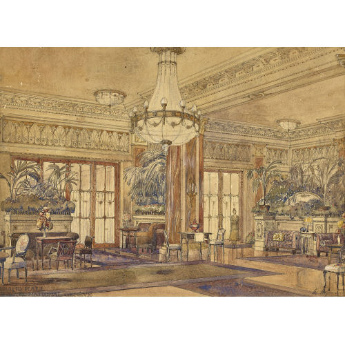 M. HOFMANN : 'Grand Hall. H�tel National Gen�ve' (DOBIASCHOFSKY AUKTIONEN AG)