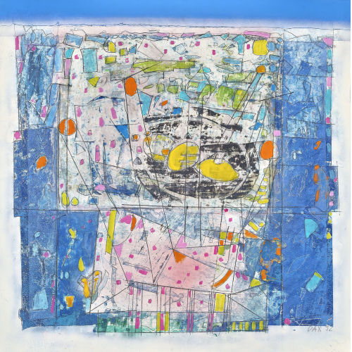 VINZENZ DAXELHOFER : Abstrakte Komposition (DOBIASCHOFSKY AUKTIONEN AG)