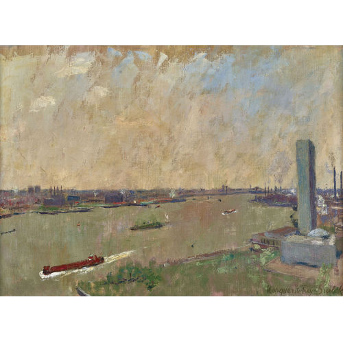 MARGUERITE FREY-SURBEK : Der Hafen von New York (DOBIASCHOFSKY AUKTIONEN AG)