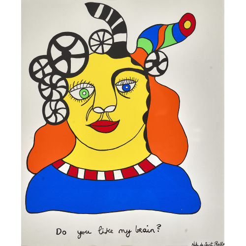 NIKI DE SAINT PHALLE : 'Do you like my brain?' (DOBIASCHOFSKY AUKTIONEN AG)
