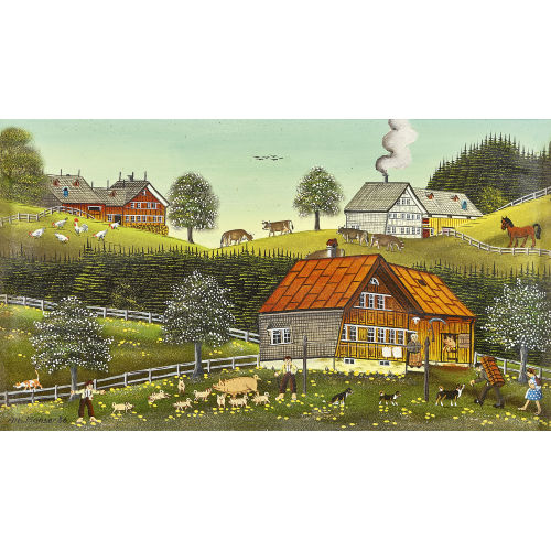 ALBERT MANSER : 'Bl�tezeit im Appenzellerland' (DOBIASCHOFSKY AUKTIONEN AG)