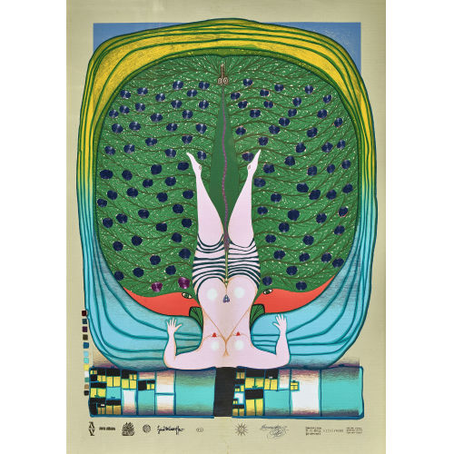 FRIEDENSREICH HUNDERTWASSER : 'Hommage � Schr�der-Sonnenstern' (DOBIASCHOFSKY AUKTIONEN AG)
