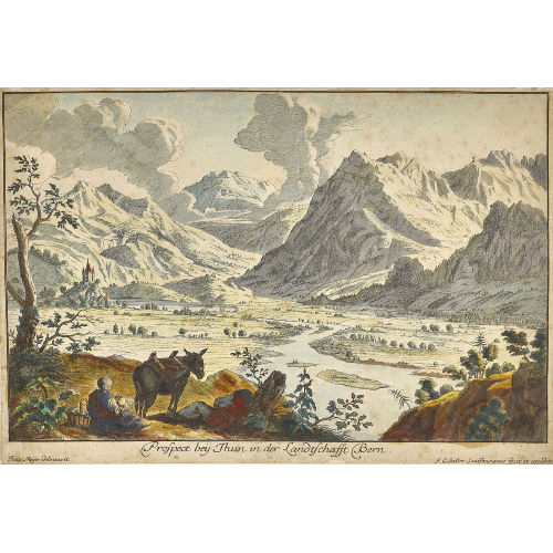 FELIX MEYER : 'Prospect bey Thun in der Landtschafft Bern' (DOBIASCHOFSKY AUKTIONEN AG)