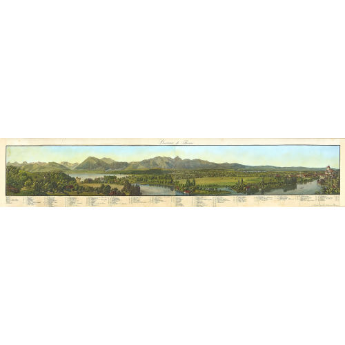 JOHANN H�RLIMANN : 'Panorama de Thoune' (DOBIASCHOFSKY AUKTIONEN AG)