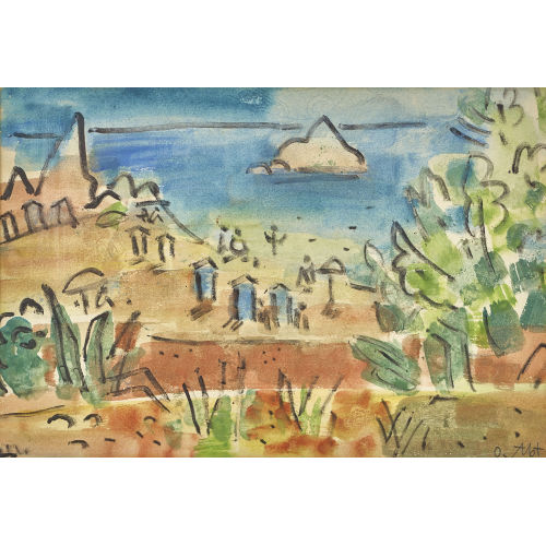 OTTO ABT : Italienische Strandpartie (DOBIASCHOFSKY AUKTIONEN AG)