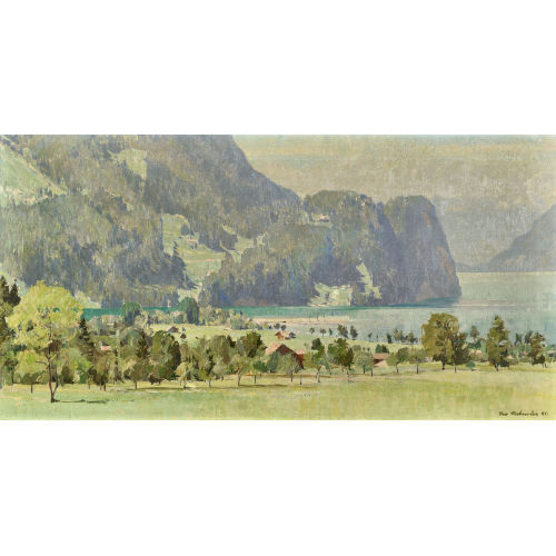 LEO KALMUS : Am Brienzersee (DOBIASCHOFSKY AUKTIONEN AG)