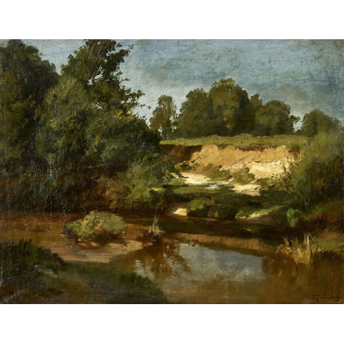 OTTO FR�LICHER : Sommerliche Flusslandschaft (DOBIASCHOFSKY AUKTIONEN AG)