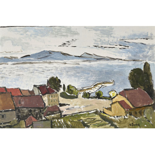 VICTOR SURBEK : Seelandschaft (DOBIASCHOFSKY AUKTIONEN AG)