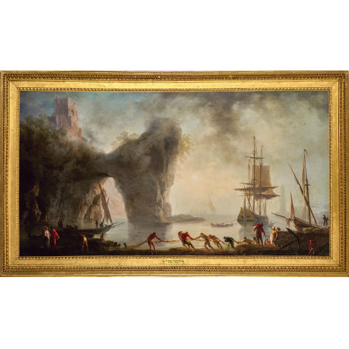 CLAUDE JOSEPH VERNET : 'Brouillard du matin' (DOBIASCHOFSKY AUKTIONEN AG)